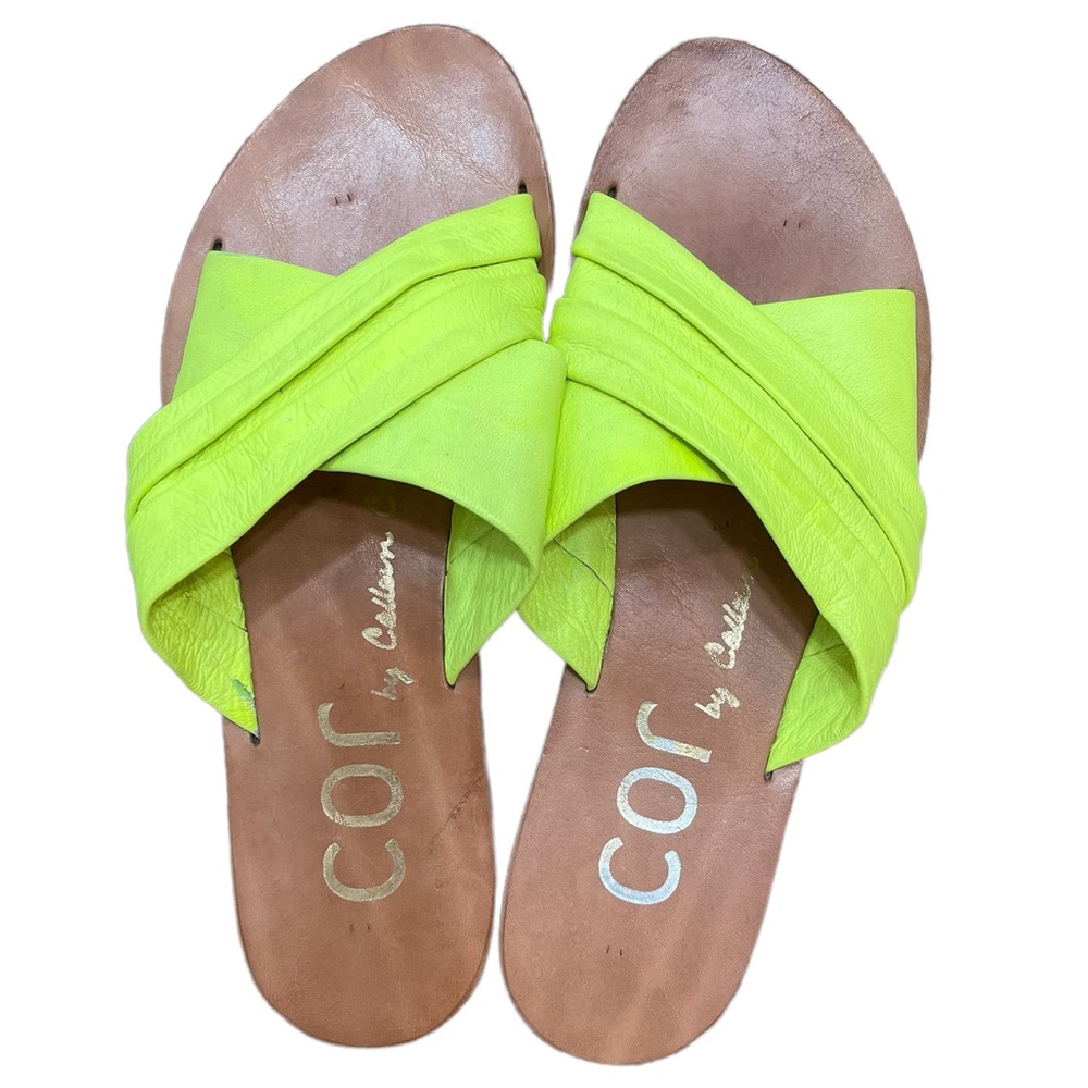 Calleen Cordero yellow neon flats